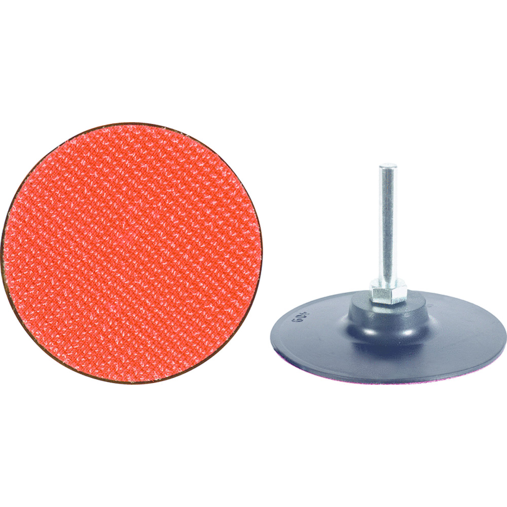 Polierstützteller mit Klettrücken 75mm